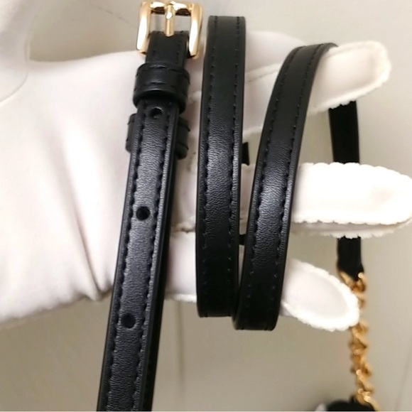 🔥NWT MICHAEL KORS BLACK STAFFAINO CONVERTIBLE CROSSBODY!🔥 - Picture 7 of 14